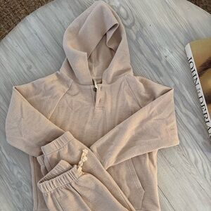 Rylee + Cru Textured Cream Loungewear